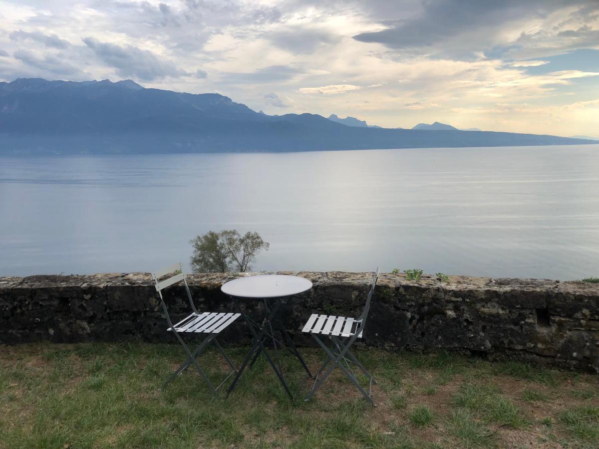 Room With 360° View Overlooking Lake Geneva And Alps Puidoux Esterno foto